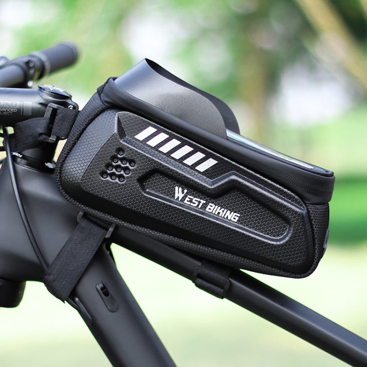 WEST BIKING Bicycle Hard Shell Car Front Beam Mobile Phone Bag