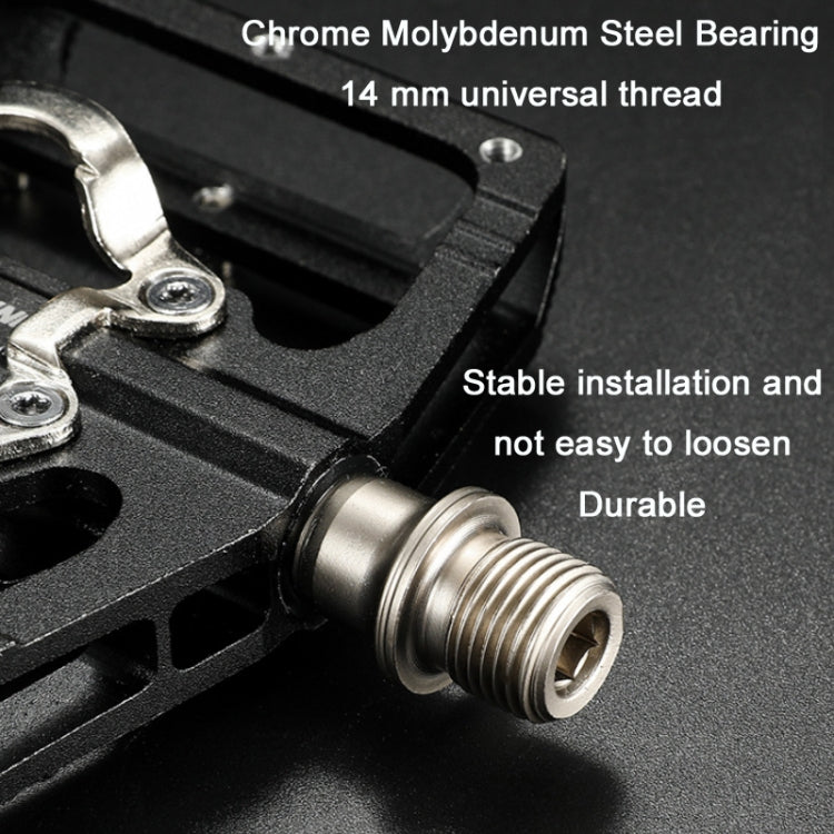 WEST BIKING Bicycle Aluminum Alloy Dual-Purpose Self-Locking Pedals