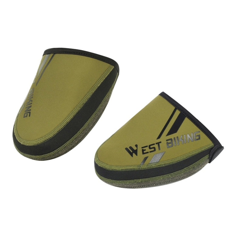 WEST BIKING Bicycle Riding Half Palm Windproof And Warm Lock Shoe Cover