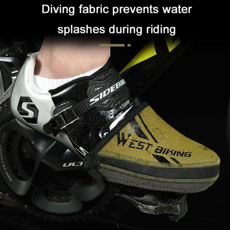 WEST BIKING Bicycle Riding Half Palm Windproof And Warm Lock Shoe Cover