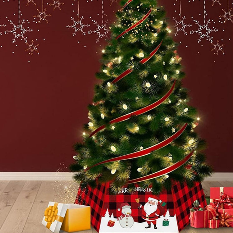 Decoration Christmas Tree Dress Christmas Tree Border Decoration