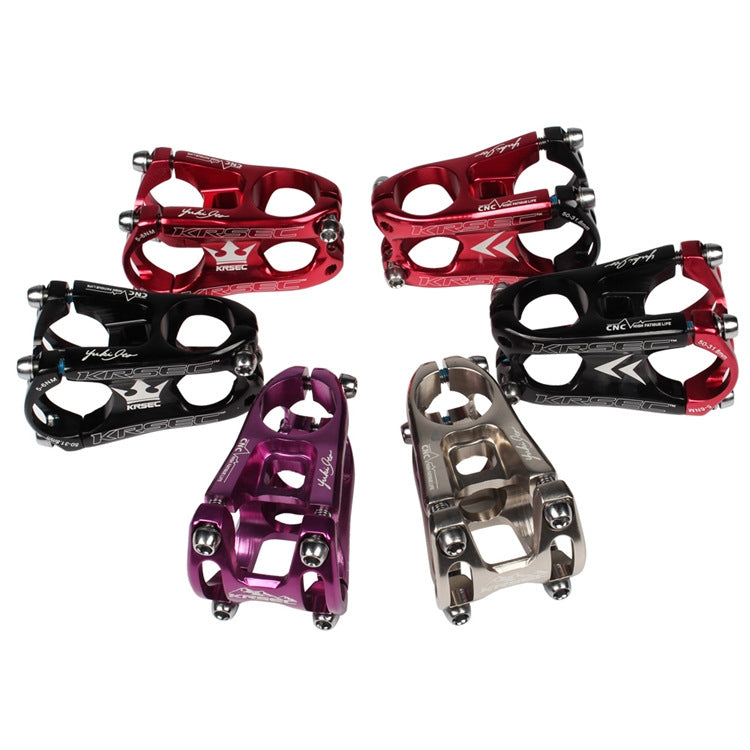 KRSEC CNC Ultra Light Short-Handed Mountain Bike Aluminum Alloy 50mm Riser