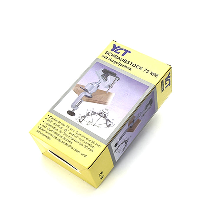 Aluminum Alloy Dual-Purpose Table Pliers 360-Degree Rotating Bench Vise Flat-Nose Universal Pliers