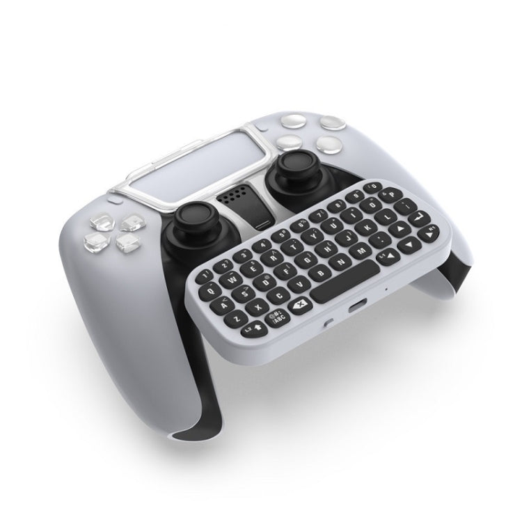 DOBE TP5-0556 Bluetooth Keyboard Wireless Gamepad With Headphone Jack For PS5