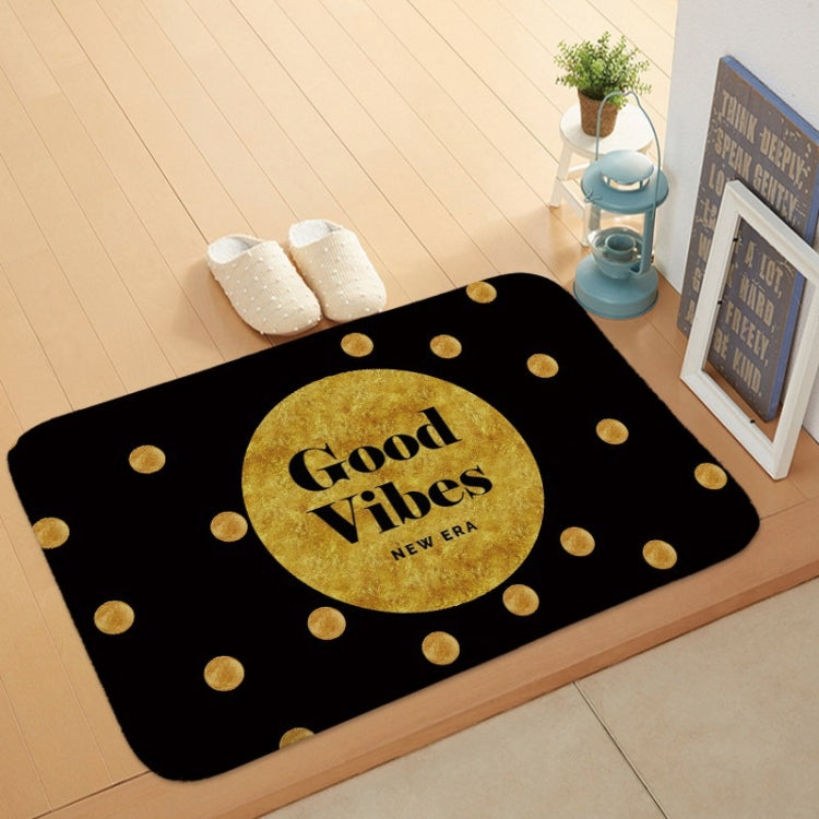 Bathroom Door Absorbent Floor Mat Bedroom Coral Velvet Non-Slip Mat