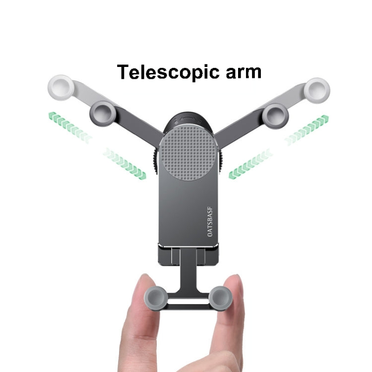 Oatsbasf Car Gravity Metal Bracket Scalable and Stable Mobile Phone Bracket Folding Screen Mobile Phone Exclusive Car Bracket