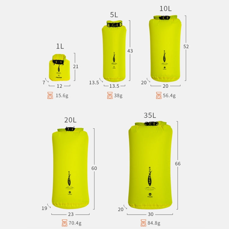 AFISHTOUR Outdoor Bunch Storage Bag Multi-Function Light Thin Waterproof Storage Bag
