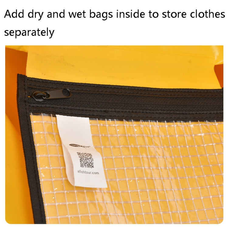 AFISHTOUR FM2031 40L Waterproof Travel Luggage Bag Large Capacity Motorcycle Rear Seat Bag