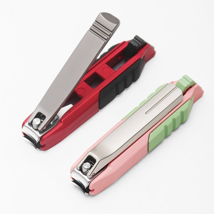 Anti-splash Nail Clippers Multifunctional Mobile Phone Holder Nail Clippers,Style: