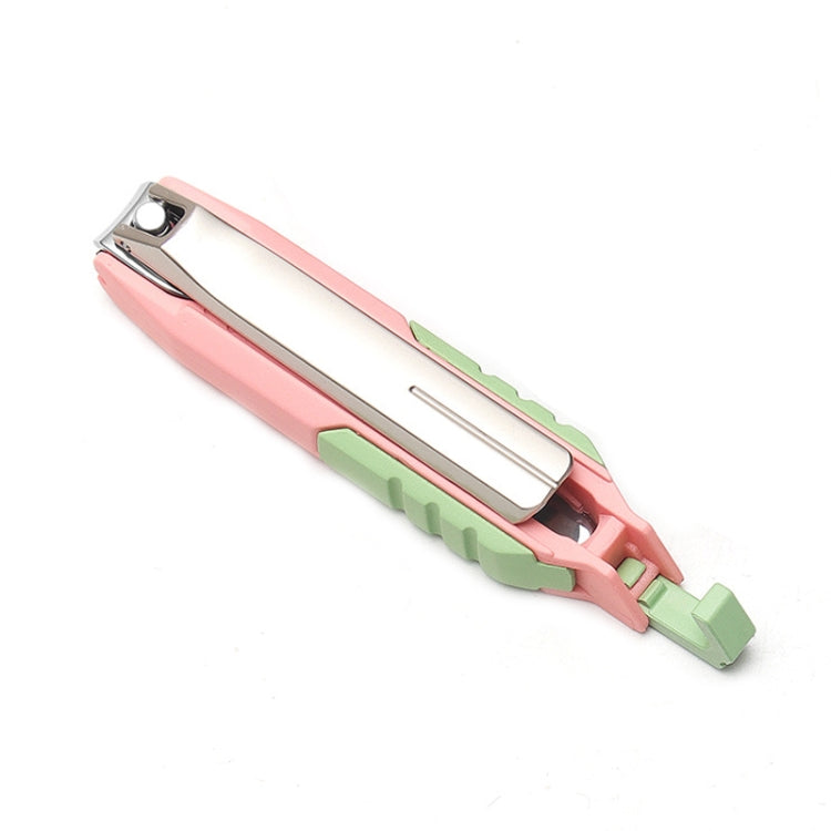 Anti-splash Nail Clippers Multifunctional Mobile Phone Holder Nail Clippers,Style: