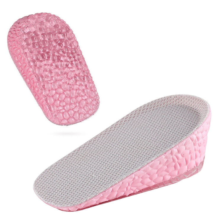Self-Adhesive Inner Heightening Half Pad Sweat-Absorbent Breathable Shock-Absorbing Heel Casual Sports Insole