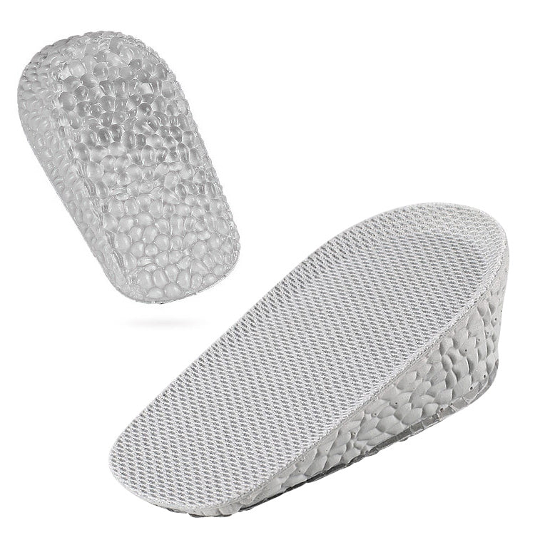 Self-Adhesive Inner Heightening Half Pad Sweat-Absorbent Breathable Shock-Absorbing Heel Casual Sports Insole