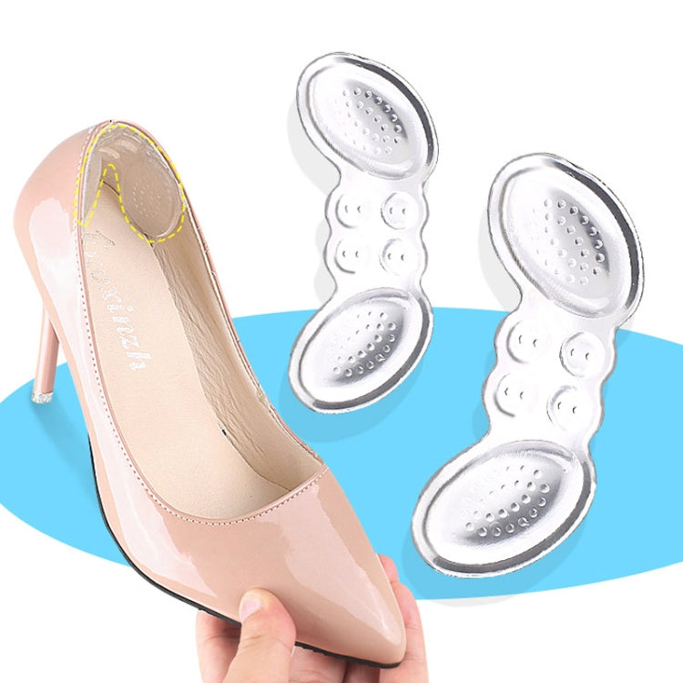 5 Pairs Soft And Abrasion-Resistant GEL Heel Stickers High-Heeled Laces Sticky Invisible Transparent Anti-Drop Heel Stickers