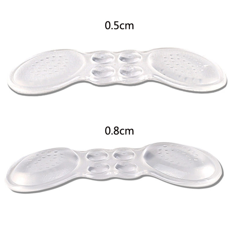 5 Pairs Soft And Abrasion-Resistant GEL Heel Stickers High-Heeled Laces Sticky Invisible Transparent Anti-Drop Heel Stickers