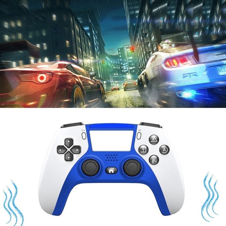 Bluetooth Wireless Six-Axis Programmable Dual-Vibration Gamepad For PS4