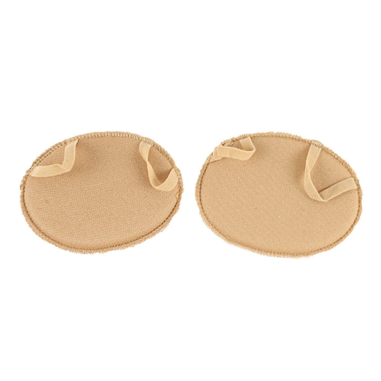 5 Pairs Invisible And Comfortable Sponge Thickened Half Pad Sweat-Absorbent And Breathable Forefoot Pad