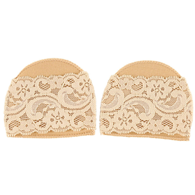 5 Pairs Invisible And Comfortable Sponge Thickened Half Pad Sweat-Absorbent And Breathable Forefoot Pad