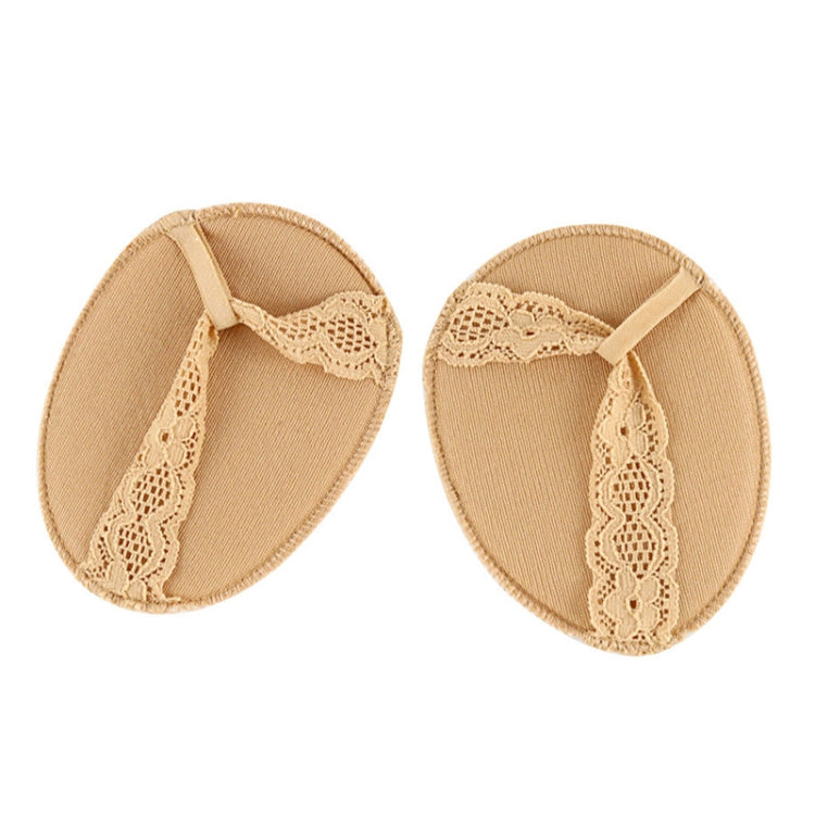 5 Pairs Invisible And Comfortable Sponge Thickened Half Pad Sweat-Absorbent And Breathable Forefoot Pad