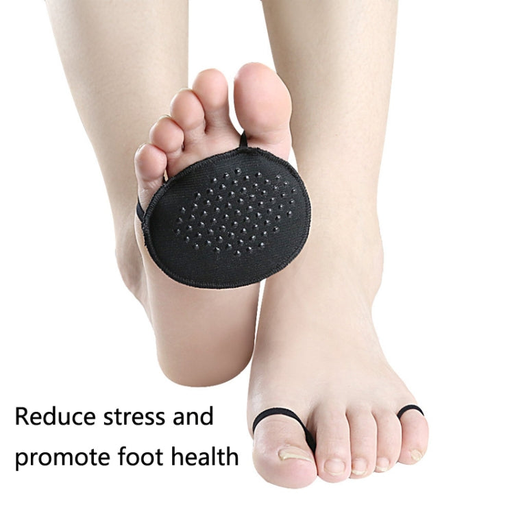 5 Pairs Invisible And Comfortable Sponge Thickened Half Pad Sweat-Absorbent And Breathable Forefoot Pad