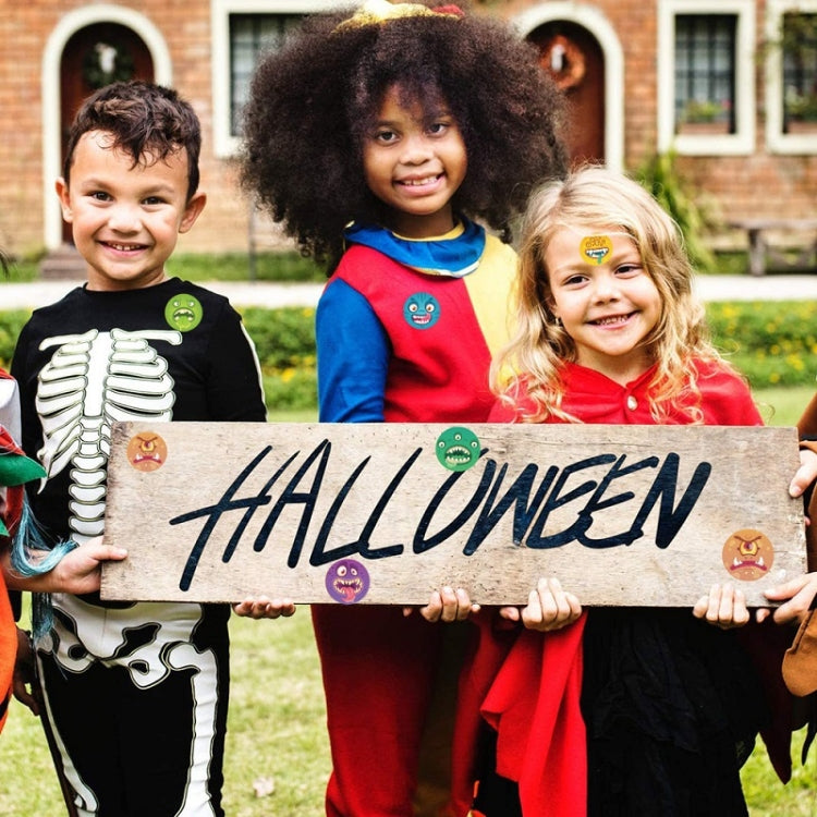 Halloween Pumpkin Car Sticker Holiday Gift Craft Decoration Sticker