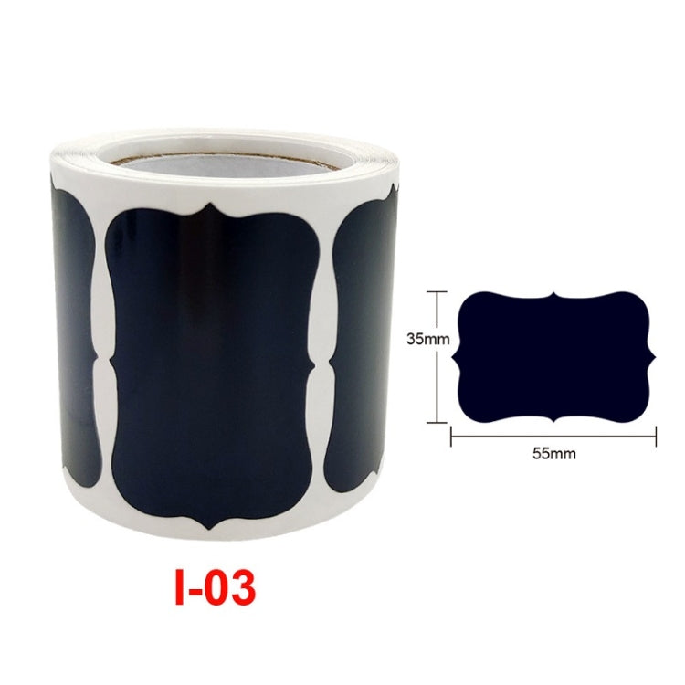 Special-shaped PVC Waterproof Blackboard Wine Bottle Sticker