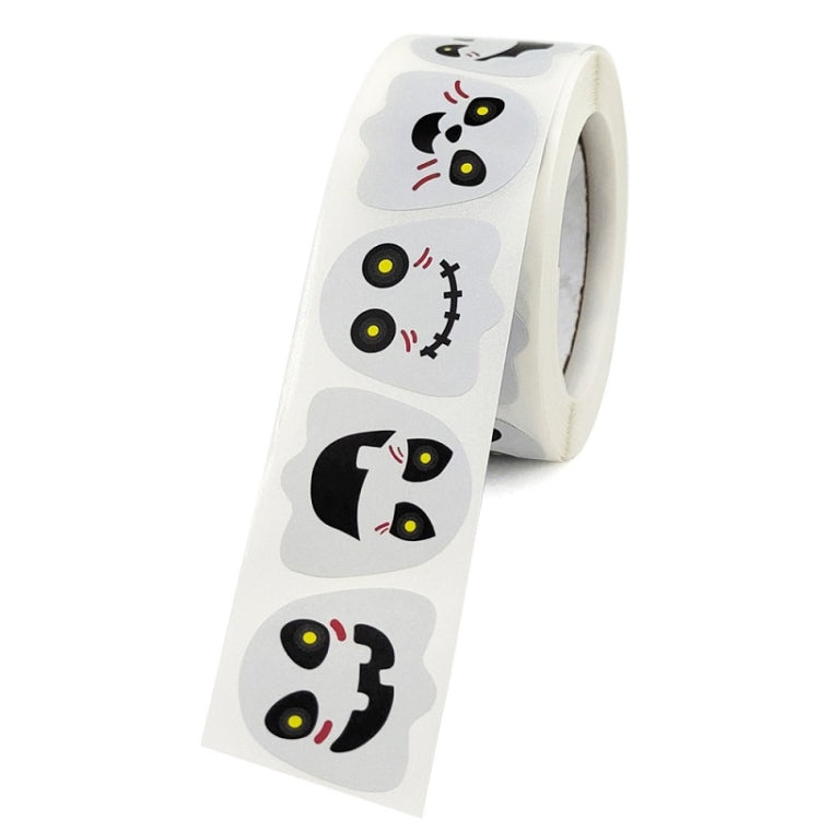 Halloween Ghost Emoticon Stickers Children Gift Decoration Food Sealing Stickers