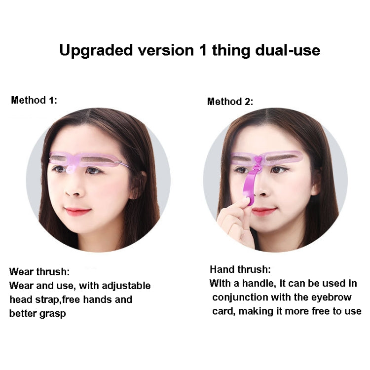 3 Sets Four-generation Eyebrow Card Hand-held Beginner Full Set of Stereo Eyebrow Card Eyebrow Drawing Aid