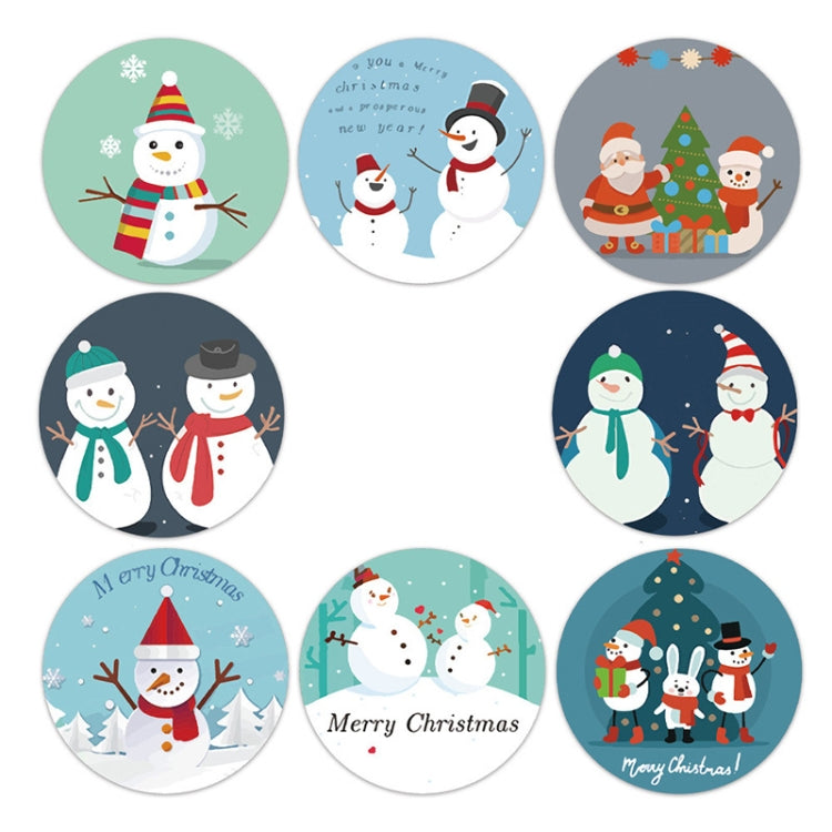 Snowman Christmas Sticker Gift Decoration Gift Sealing Stickers