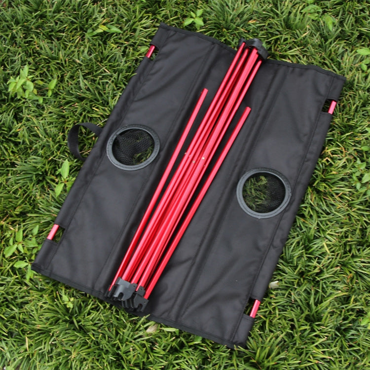 8249 Outdoor Ultra Light Aluminum Folding Table Small Portable Picnic Table