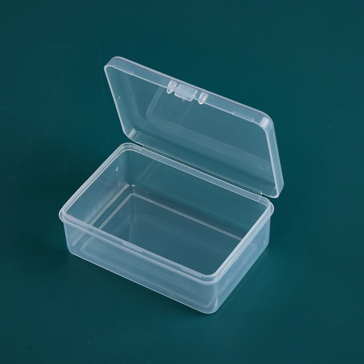 20 PCS Rectangular Plastic Box Transparent Parts PP Storage Box With Cover