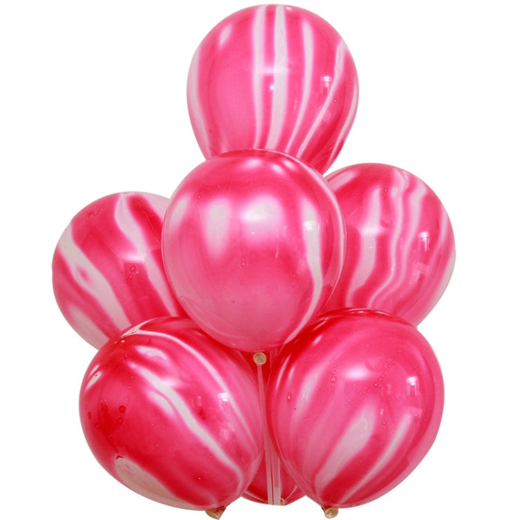 100 PCS 10 Inch Agate Latex Balloon Wedding Festival Party Decorative Balloon