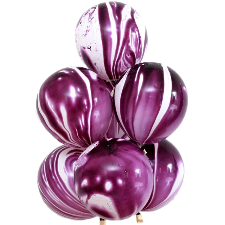 100 PCS 10 Inch Agate Latex Balloon Wedding Festival Party Decorative Balloon