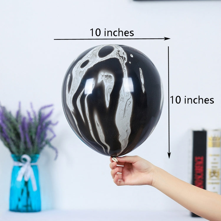 100 PCS 10 Inch Agate Latex Balloon Wedding Festival Party Decorative Balloon