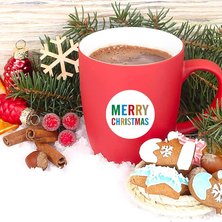 LG-210730-38-005 Christmas Sticker Gift Tags In Rolls With Colorful Letters