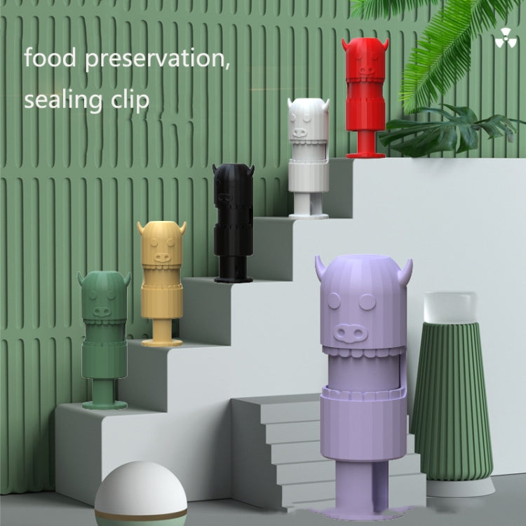 10 PCS H011 Food Preservation And Moisture-Proof Sealing Elastic Clip Snack Food Sealing Clip