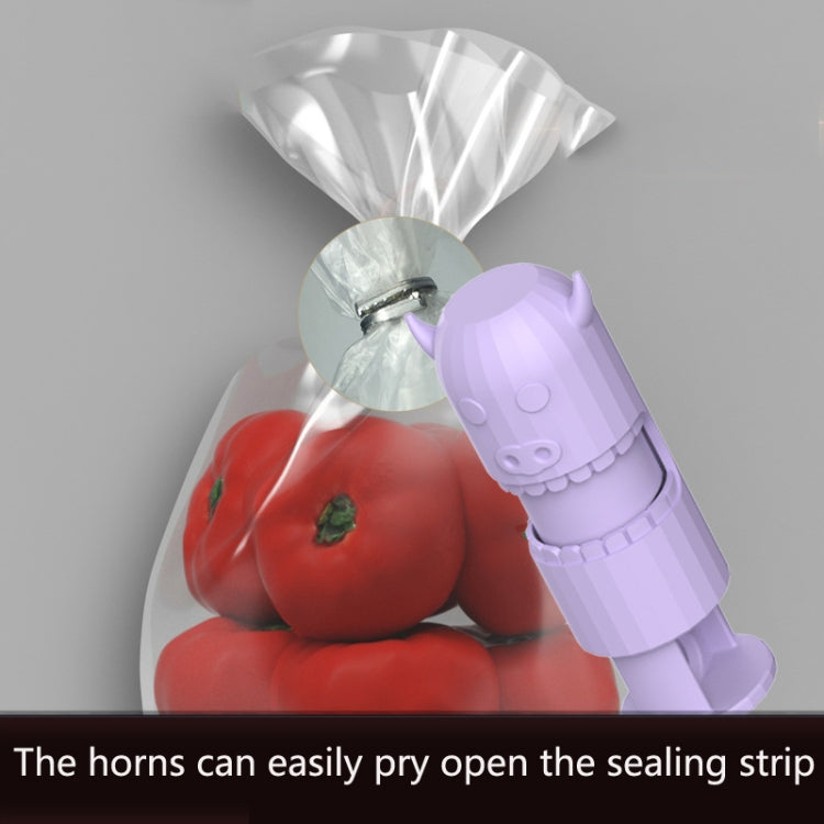 10 PCS H011 Food Preservation And Moisture-Proof Sealing Elastic Clip Snack Food Sealing Clip