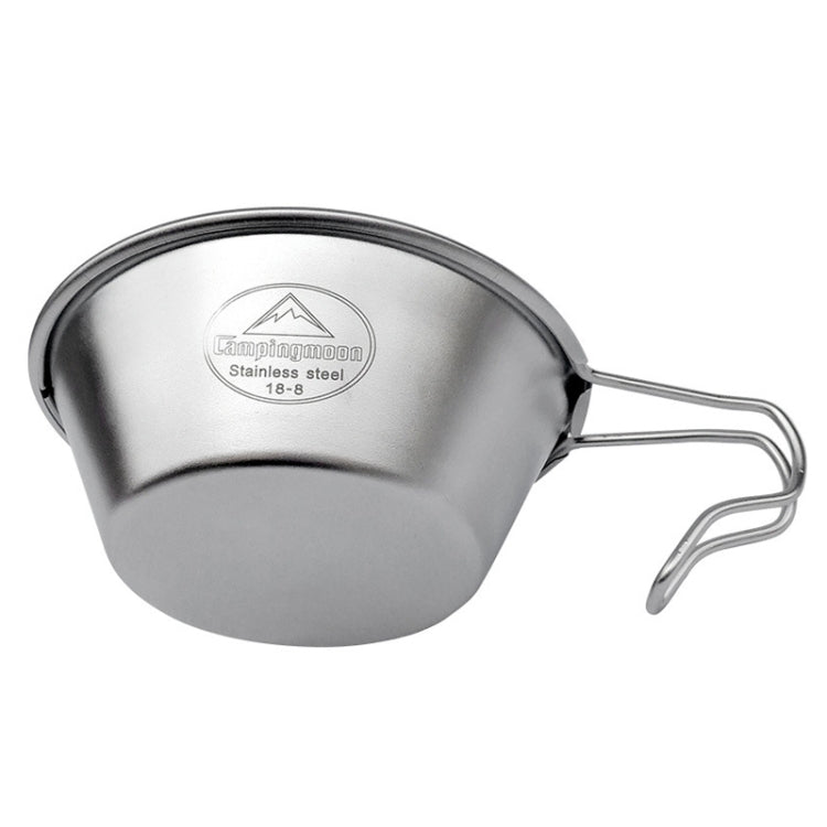 Campingmoon S220 Outdoor Portable Thickened Stainless Steel Bowl Camping Multi-Purpose Cutlery