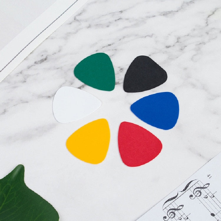 100 PCS Guitar Universal ABS Celluloid Pick Shrapnel Color Random Delivery