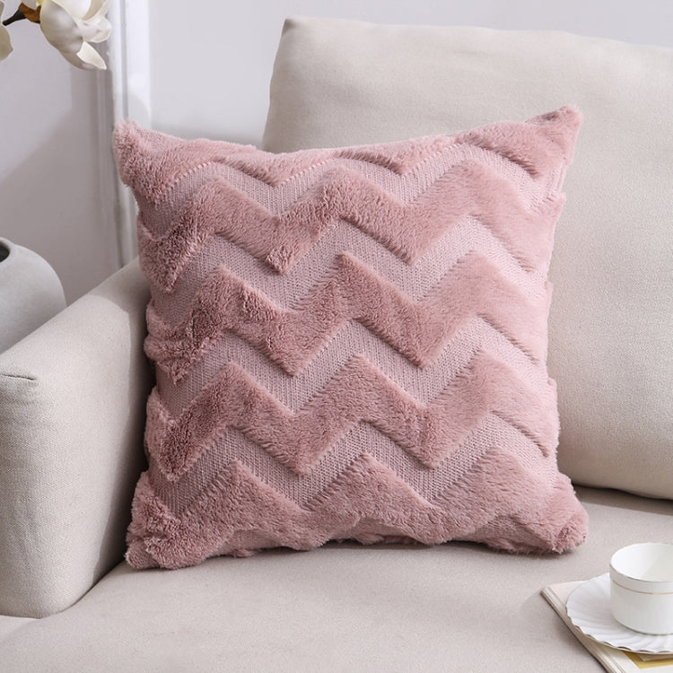Double-Sided Plush Pillow Home Sofa Cushion Pillowcase