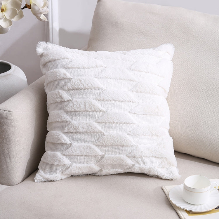 Double-Sided Plush Pillow Home Sofa Cushion Pillowcase