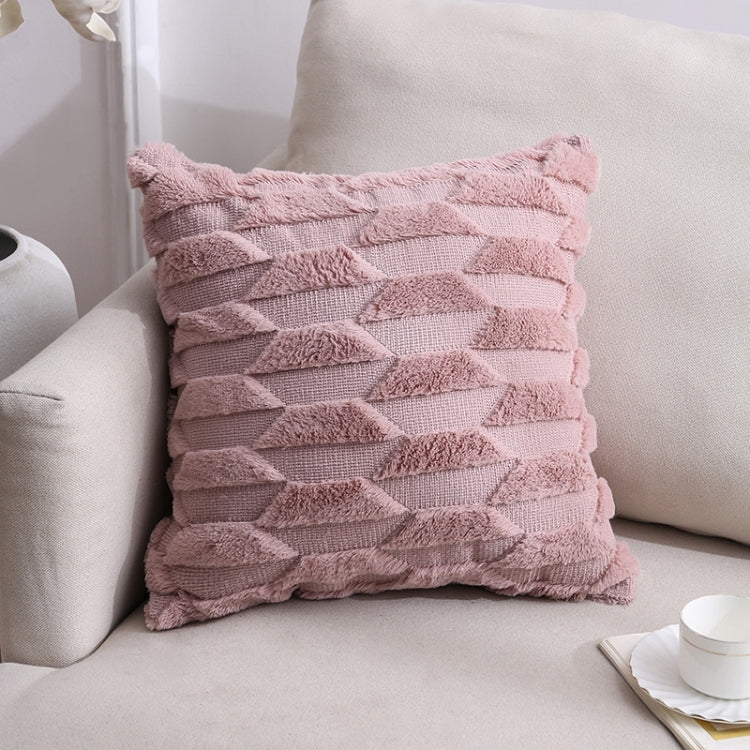 Double-Sided Plush Pillow Home Sofa Cushion Pillowcase