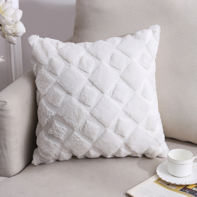 Double-Sided Plush Pillow Home Sofa Cushion Pillowcase