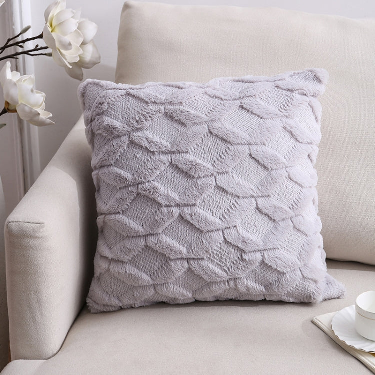 Double-Sided Plush Pillow Home Sofa Cushion Pillowcase