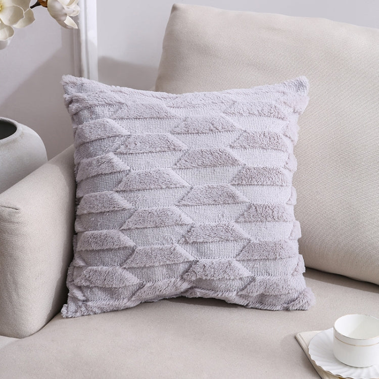 Double-Sided Plush Pillow Home Sofa Cushion Pillowcase