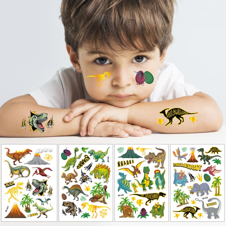 10 PCS Children Cartoon Bronzing Water Transfer Tattoo Stickers
