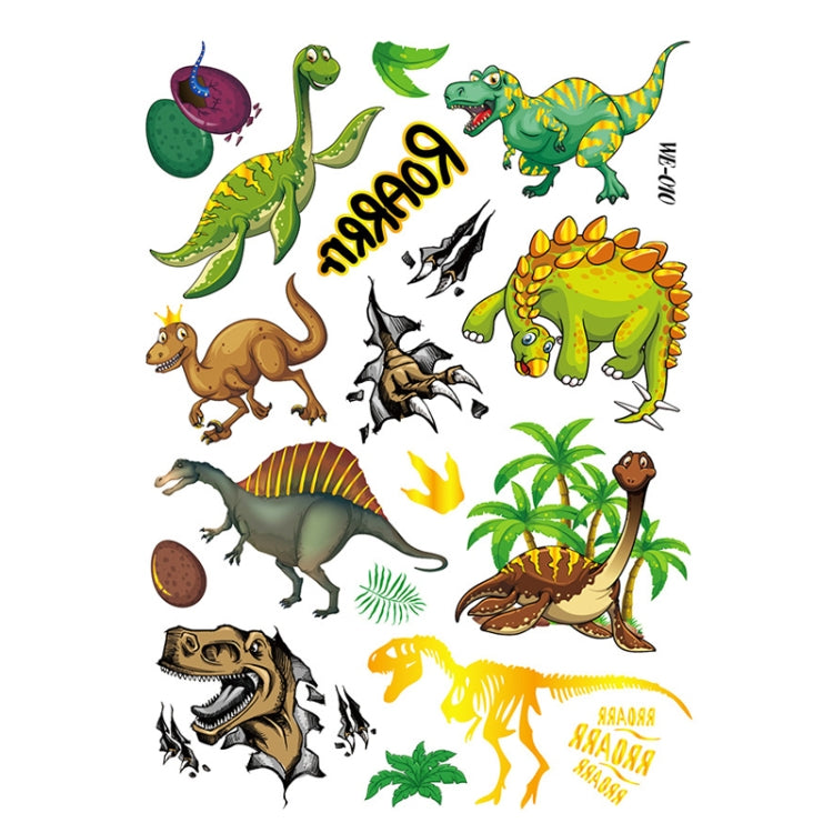 10 PCS Children Cartoon Bronzing Water Transfer Tattoo Stickers