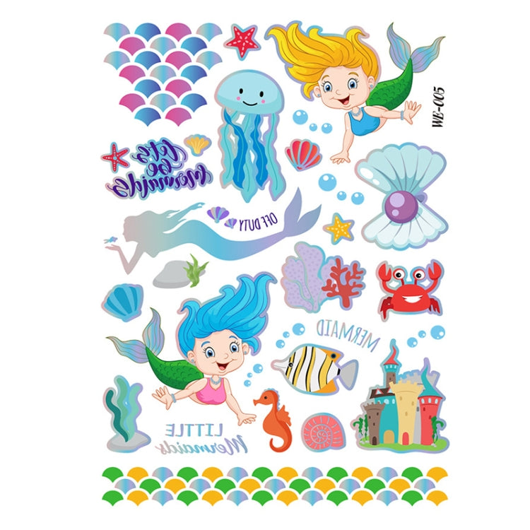 10 PCS Children Cartoon Bronzing Water Transfer Tattoo Stickers
