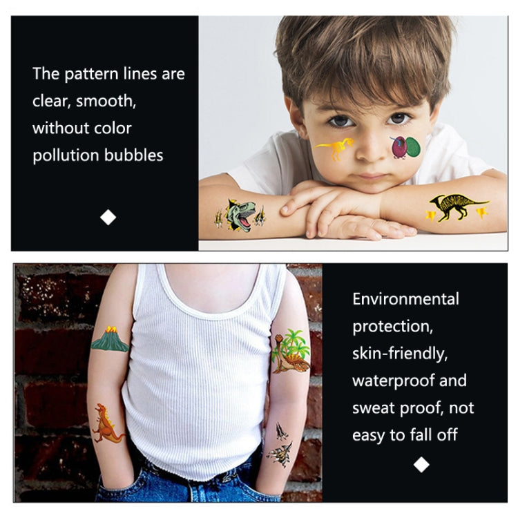 10 PCS Children Cartoon Bronzing Water Transfer Tattoo Stickers