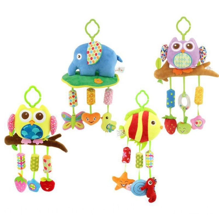 Cute Animal Wind Chimes Baby Toy 0-1 Year Old Bed Hanging Grip Baby Bed Bell