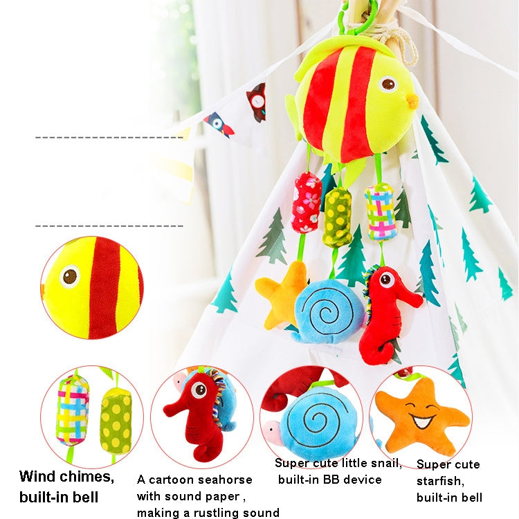 Cute Animal Wind Chimes Baby Toy 0-1 Year Old Bed Hanging Grip Baby Bed Bell
